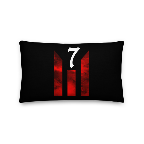 PROTECTING THE SHEEP/THREE 7 Premium Pillow - Image 6
