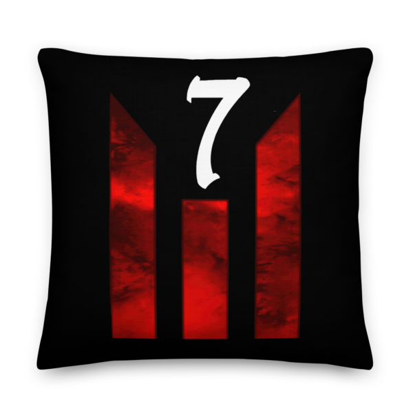 PROTECTING THE SHEEP/THREE 7 Premium Pillow - Image 2