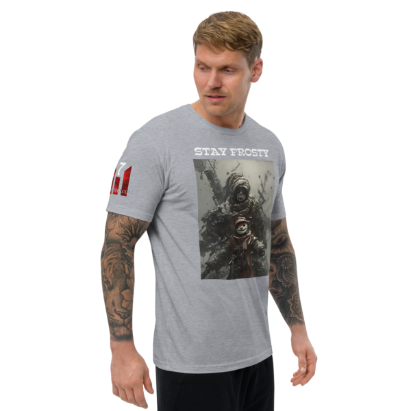 STAY FROSTY Fitted T-shirt - Image 10