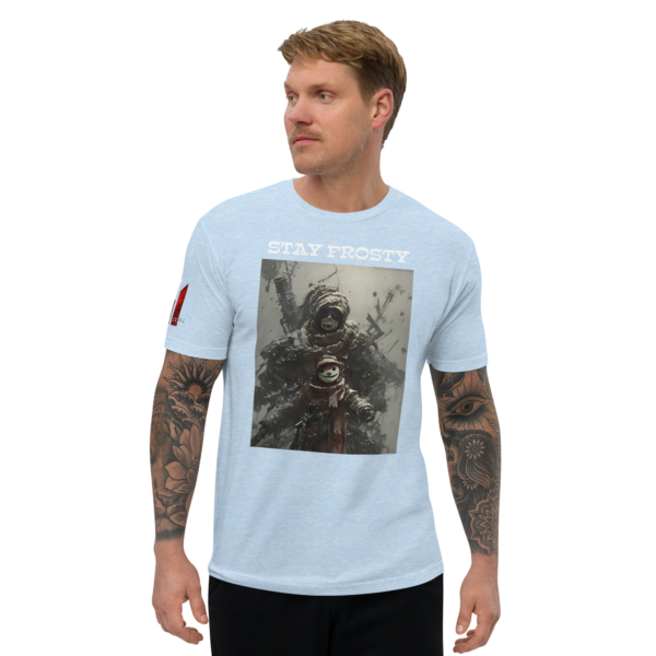 STAY FROSTY Fitted T-shirt - Image 11