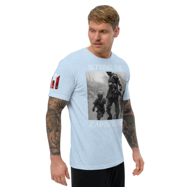 SETTING THE CAPTIVES FREE Fitted T-shirt - Image 12