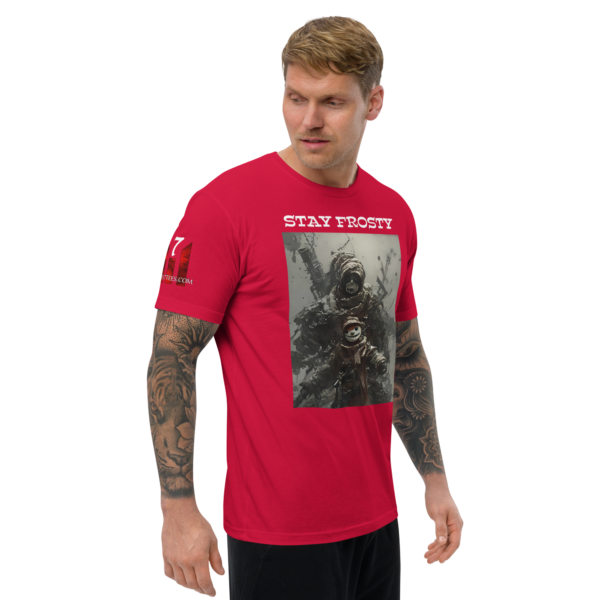 STAY FROSTY Fitted T-shirt - Image 6