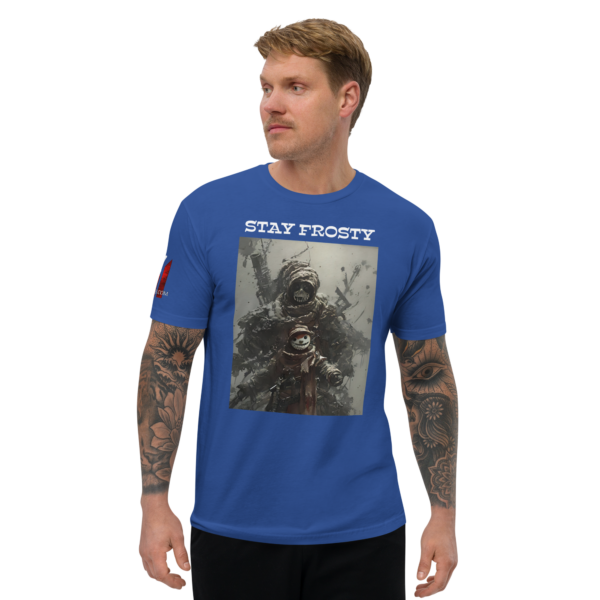 STAY FROSTY Fitted T-shirt - Image 7