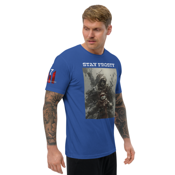 STAY FROSTY Fitted T-shirt - Image 8