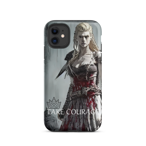 TAKE COURAGE Tough iPhone case - Image 2