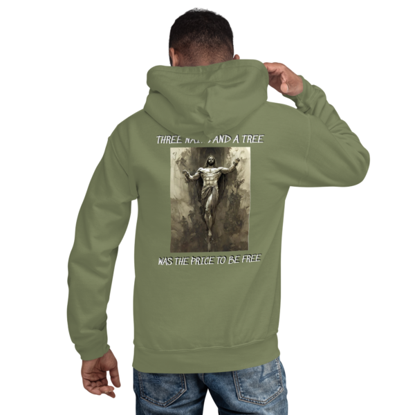 THREE NAILS AND A TREE Hoodie - Image 10
