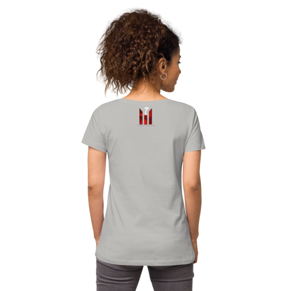 BATTLE TESTED Women’s fitted v-neck t-shirt - Image 10