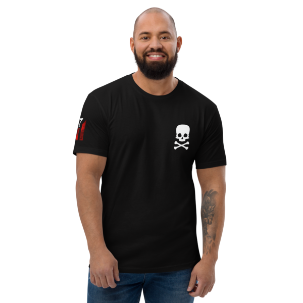 NEVER THE SOLUTION DARK FITTED T-shirt - Image 2