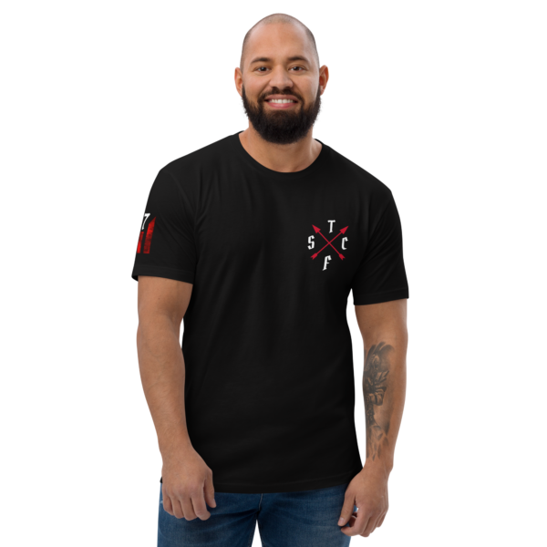 BURDEN YOURSELF DARK FITTED T-shirt - Image 2