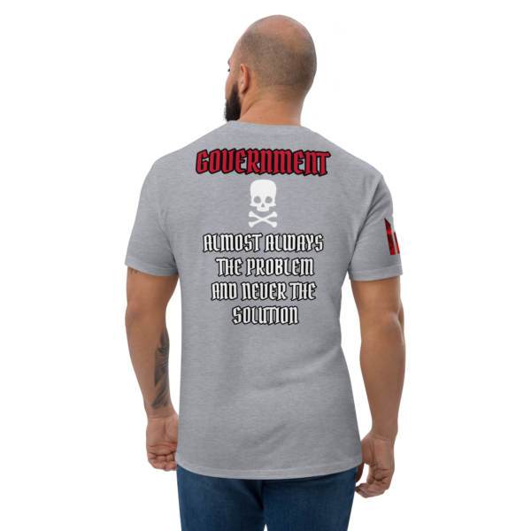 NEVER THE SOLUTION DARK FITTED T-shirt - Image 7