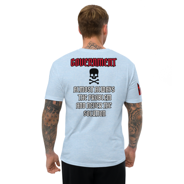 NEVER THE SOLUTION LIGHT FITTED T-shirt - Image 3