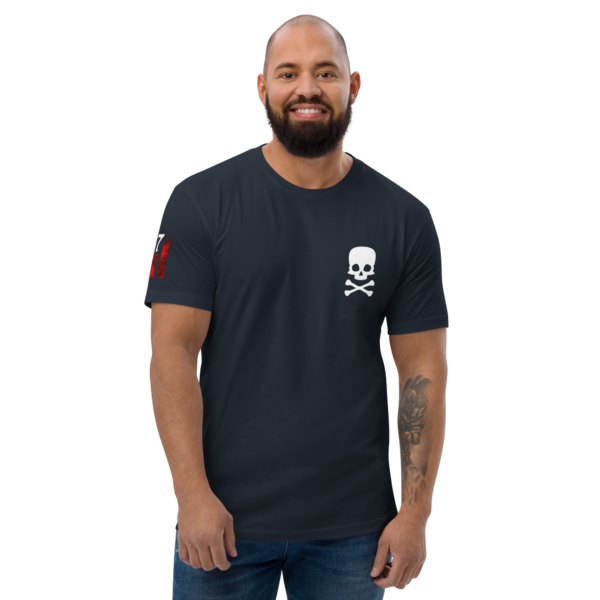 NEVER THE SOLUTION DARK FITTED T-shirt - Image 4