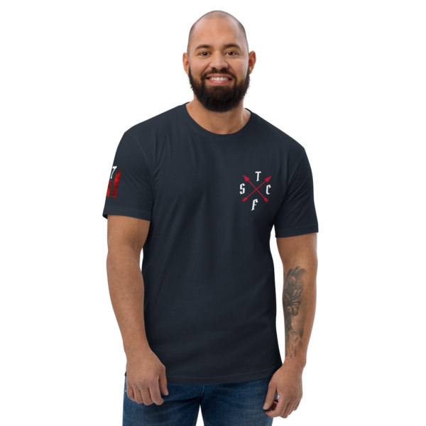 BURDEN YOURSELF DARK FITTED T-shirt - Image 4