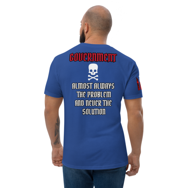 NEVER THE SOLUTION DARK FITTED T-shirt - Image 5