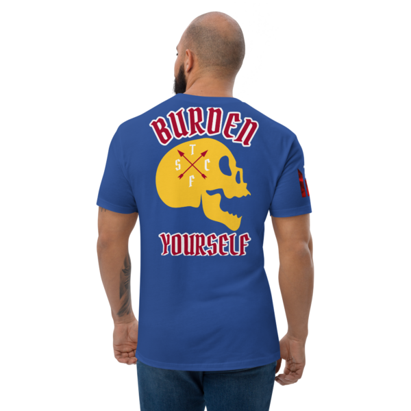 BURDEN YOURSELF YELLOW FITTED T-shirt - Image 5