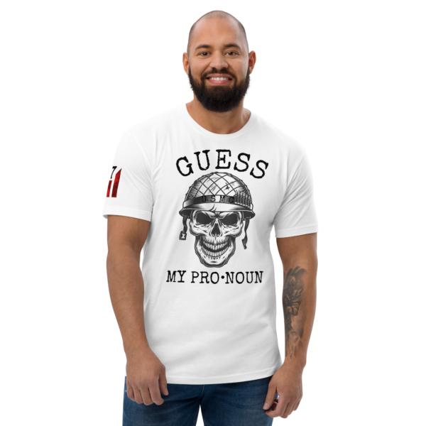 PRONOUN WHITE FITTED T-shirt
