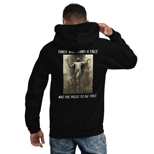 THREE NAILS AND A TREE Hoodie