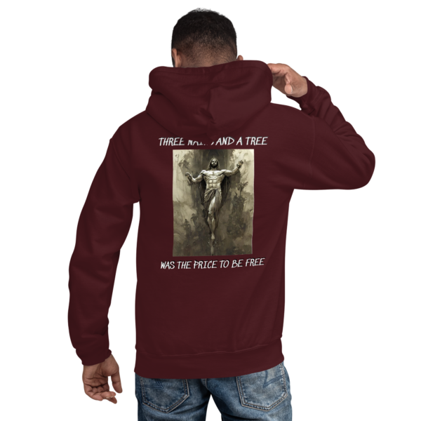 THREE NAILS AND A TREE Hoodie - Image 6