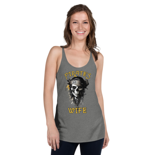 PIRATES (W)ife Women's Racerback Tank - Image 8