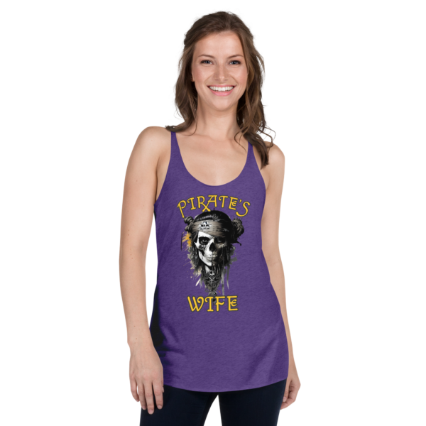 PIRATES (W)ife Women's Racerback Tank - Image 5