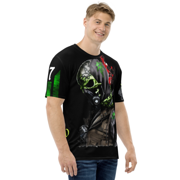 TOXIC BROTHERHOOD 187 BLACK Men's t-shirt - Image 4