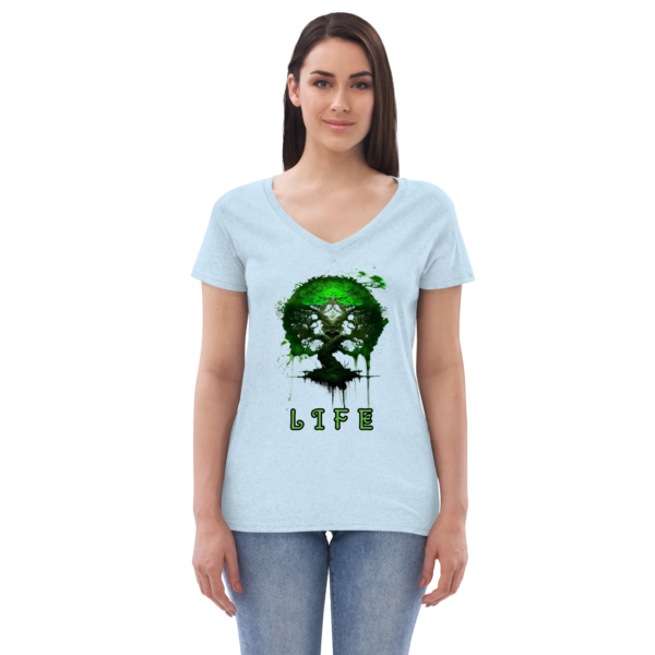 TREE OF LIFE Women’s v-neck t-shirt - Image 4