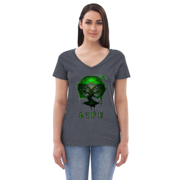 TREE OF LIFE Women’s v-neck t-shirt - Image 2