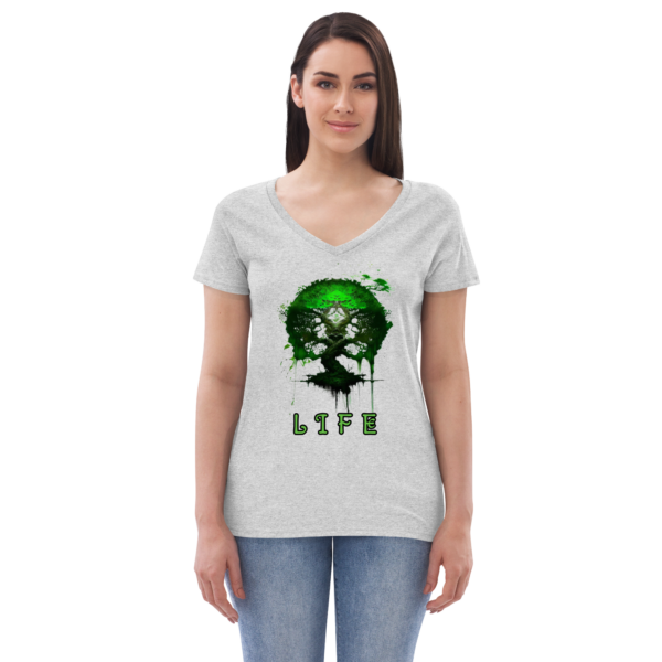 TREE OF LIFE Women’s v-neck t-shirt - Image 3