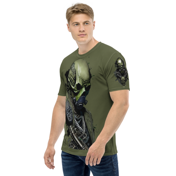 TOXIC BROTHERHOOD 2319 MC GREEN Men's t-shirt - Image 3