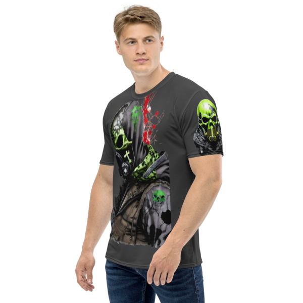 TOXIC BROTHERHOOD 187 GRAY Men's t-shirt - Image 3