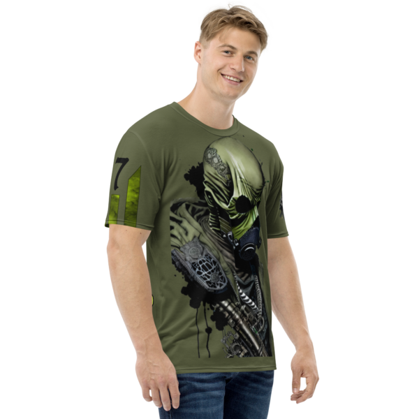 TOXIC BROTHERHOOD 2319 MC GREEN Men's t-shirt - Image 4