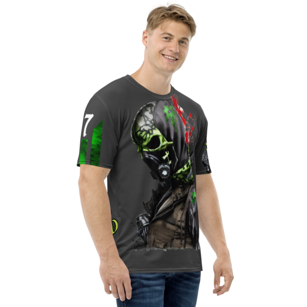 TOXIC BROTHERHOOD 187 GRAY Men's t-shirt - Image 4