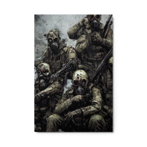 9 CREW Metal print