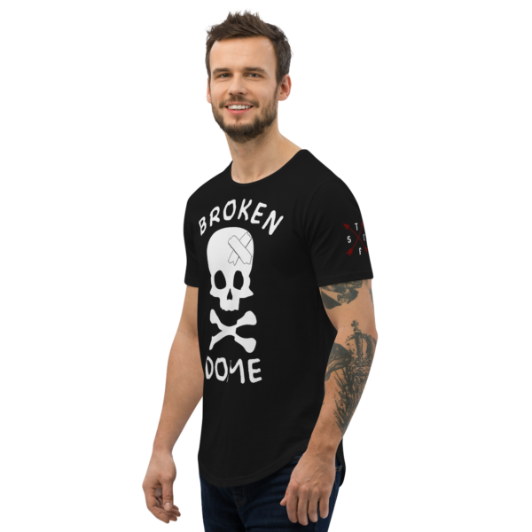 BROKEN DOME Curved Hem T-Shirt - Image 2