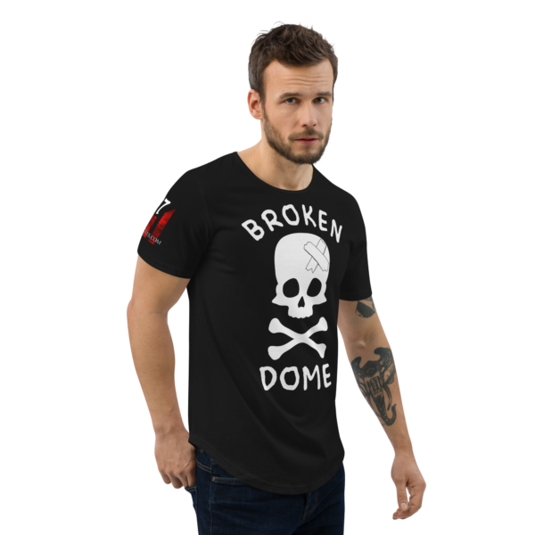 BROKEN DOME Curved Hem T-Shirt - Image 3