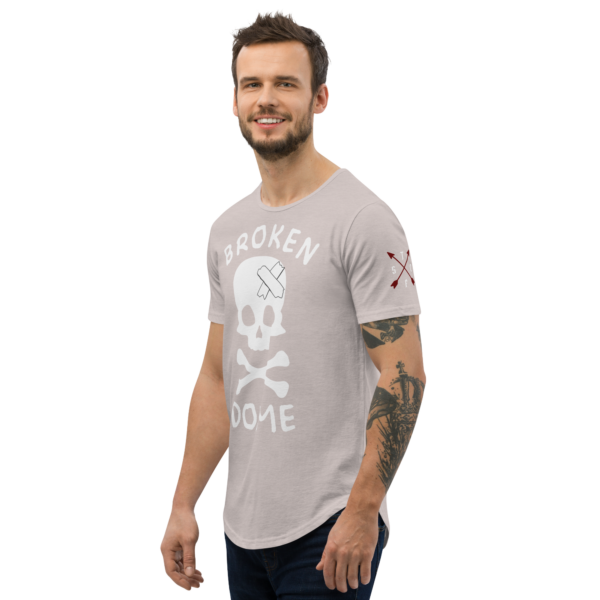 BROKEN DOME Curved Hem T-Shirt - Image 11