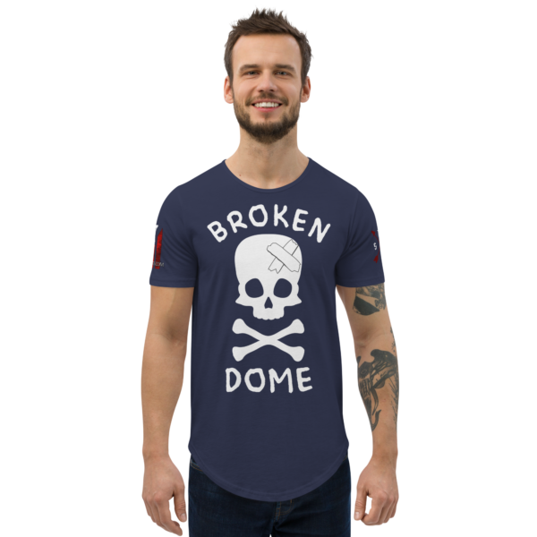 BROKEN DOME Curved Hem T-Shirt - Image 7