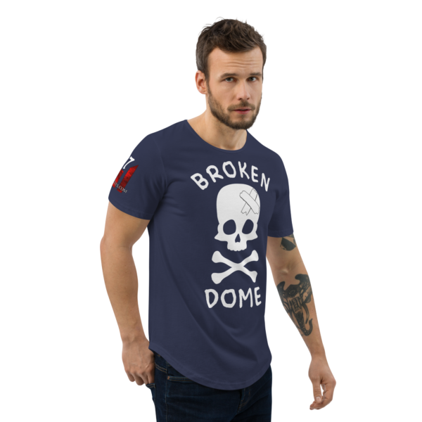 BROKEN DOME Curved Hem T-Shirt - Image 9