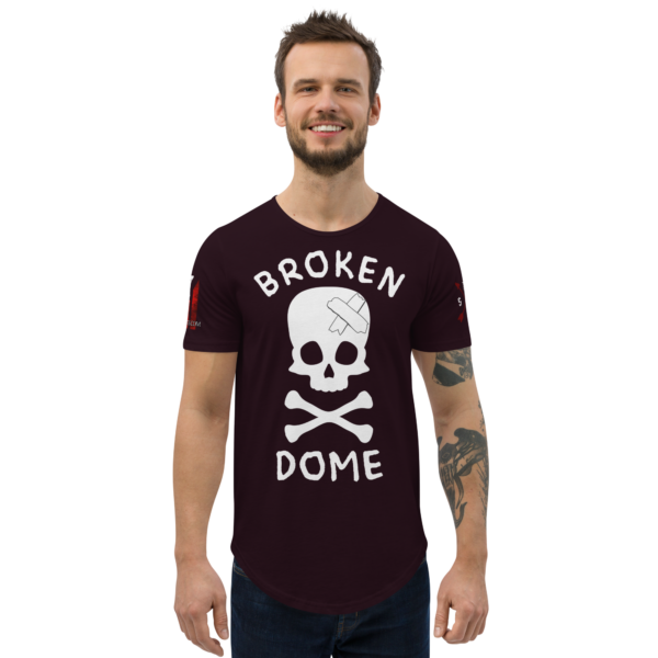 BROKEN DOME Curved Hem T-Shirt - Image 4