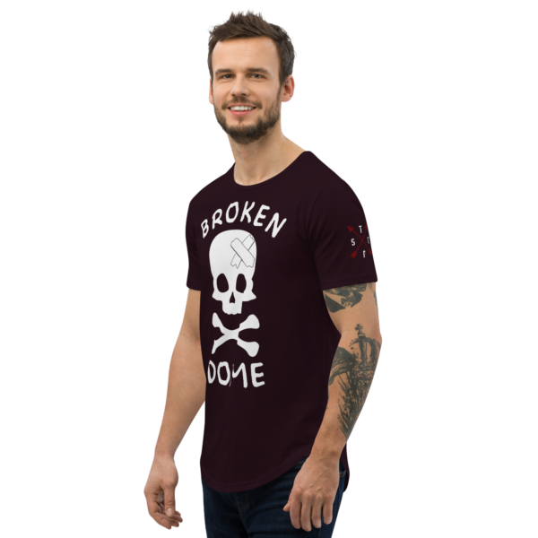 BROKEN DOME Curved Hem T-Shirt - Image 5