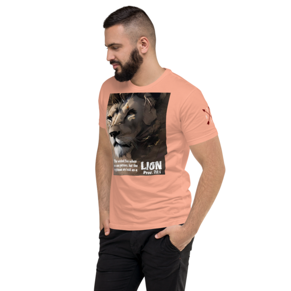 PROV 28:1 LION Fitted T-shirt - Image 14