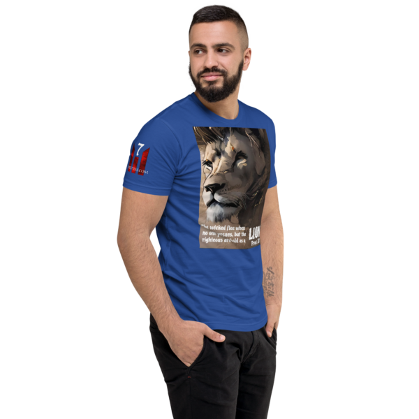 PROV 28:1 LION Fitted T-shirt - Image 12
