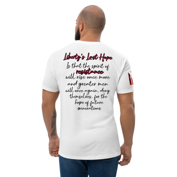 LIBERTY SKULL WHITE T-shirt - Image 2
