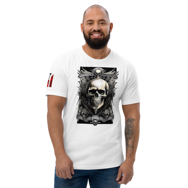 LIBERTY SKULL WHITE T-shirt