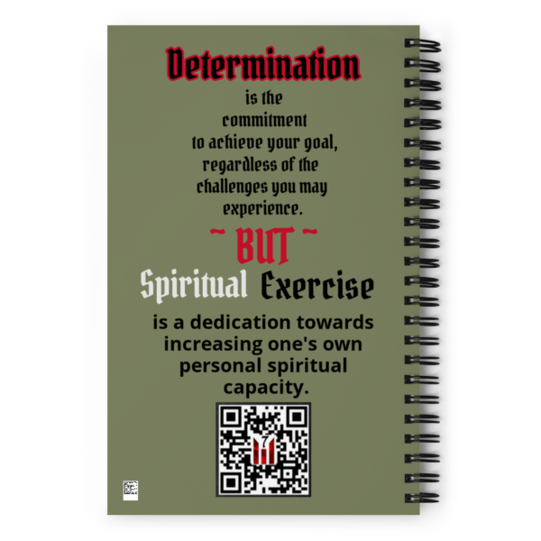 DETERMINATION Spiral notebook - Image 2