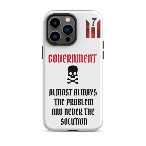 NEVER THE SOLUTION WHITE Tough iPhone case - Image 29