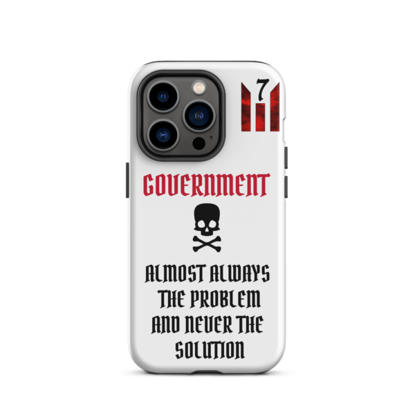 NEVER THE SOLUTION WHITE Tough iPhone case - Image 28