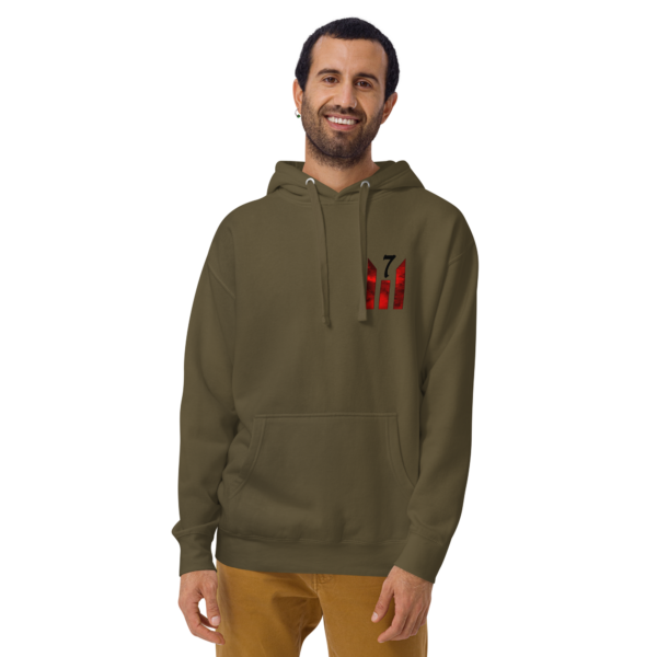 BURDEN YOURSELF BLACK SKULL Hoodie - Image 2