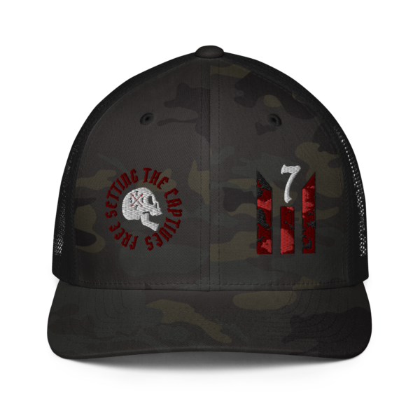 STCF SKULL WHITE Closed-back trucker cap - Image 5