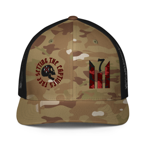 STCF SKULL BLACK Closed-back trucker cap - Image 3